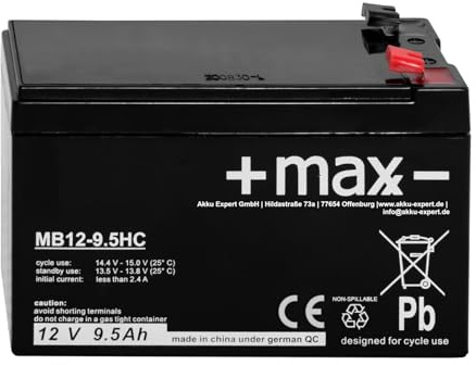 Akku kompatibel Diamec DMUF12-7.6 Lifta 12V 9,5Ah AGM Blei wie 7Ah 7,2Ah 9,5Ah
