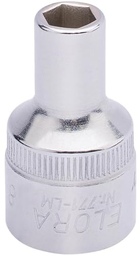 Draper 15297 Elora Hexagon Socket, 8mm Ø, 1/2 Square Drive