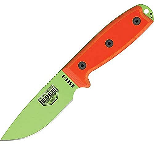 Esee Model 3 Couteau Mixte Adulte, Orange
