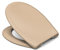Cedo WC Sitz Kapalua Beach In Bahama Beige mit Absenkautomatik Softclose Classic®, Abnehmbar mit TakeOff Original® Abnahmefunktion; aus Duroplast für Ovale Keramiken mit Befestigung von Unten