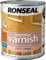 Ronseal RSLIVSAP250 250ml Quick Dry Satin Interior Varnish - Antique Pine