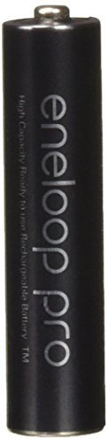 Eneloop 4 Panasonic Pro AAA 950mAh Min 900mAh, High Capacity, Ni-MH Pre-Charged Rechargeable Batteries with Battery Holder