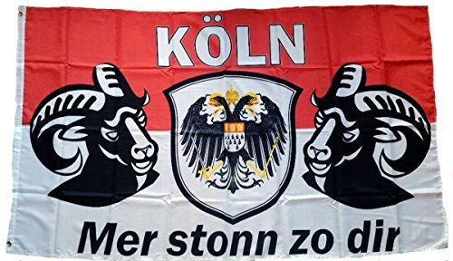 U24 Flagge Fahne Köln Mer stonn zu dir 90 x 150 cm