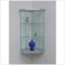 Corner Glass Cabinet VM 504 TC (Silver)