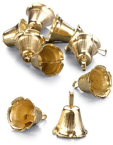 Gütermann / KnorrPrandell 8006180 - Glöckchen gold 1cm, 24 Stück/Beutel