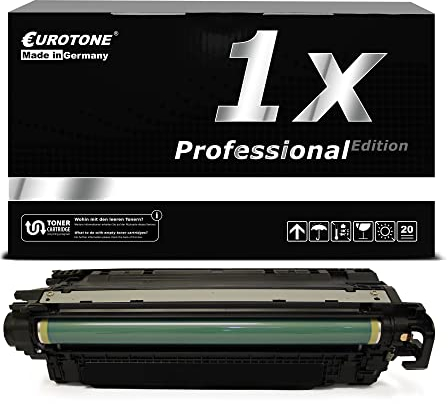 Eurotone Toner Cartridge kompatibel für HP Color Laserjet Enterprise 500 Color Serie / M551 N / M551 DN, Druckerpatronen, Black CE400A Patrone