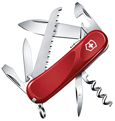 Victorinox, Evolution S13, Swiss Army Pocket Knife, Medium, Multi Tool, Camping, 14 Functions, Blade, Can opener, Screwdriver 3 mm, Lockable Blade