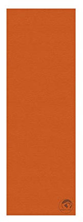 Trendy Sport YogaMat Gymnastikmatte, Yogamatte, Pilates Matte, Turnmatte mit 2 Ösen in orange, 180 x 60 x 0,5 cm