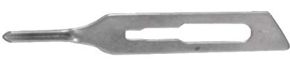 Lame Sgorbie Sterili Inox - misura 1 mm - Scatola 12 pz.