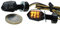 LED Micro Mini Blinker Tiny getönt (Smoke Grey) für Motorrad, Quad, Roller mit E-Nummer, Aprilia, BMW, Honda, Kawasaki, Suzuki, Yamaha