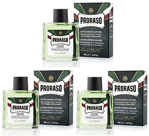 Proraso 3 er Pack Proraso Green Aftershave Lotion 100 ml