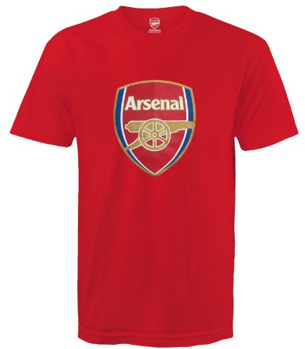 Arsenal FC Officiel - T-Shirt pour Homme - thème Football avec Blason Officiel