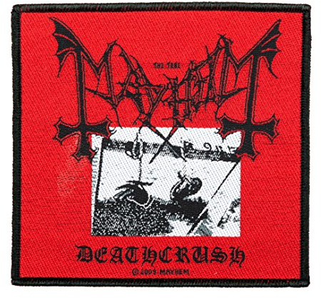 Mayhem Aufnäher - Deathcrush - Mayhem Patch - Gewebt & Lizenziert !!
