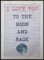 I love you to the moon and back Vintage Wörterbuch Seite Print Art Wand Bild