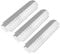 GFTIME 94011 381 x 106.4mm Placa de Calor Barbacoa de Gas Piezas de Repuesto para Charbroil, Costco, Centro 463230703, Thermos Parrilla Barbacoa Acero Inoxidable BBQ Reemplazo (3pack)