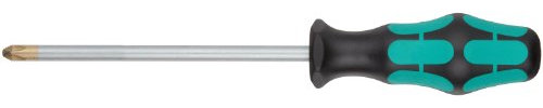 Wera 05008735001 Kraftform Plus 350 PH Phillips Screwdriver, Lasertip, PH 3 Head, 6 Blade Length
