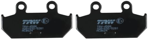 TRW MCB624 Brake Pad Set Disc Brake Organic Allround Compatible for Cagiva Elefant - Front Axle and Other Vehicles