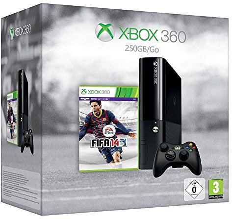 Xbox 360 - 250 GB inkl. FIFA 14 (Xbox One-Design)