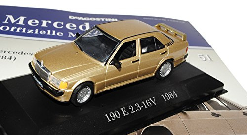 Ixo Mercedes-Benz C-Klasse 190E W201 2.3-16 Gold Beige 1982-1993 Nr 51 1/43 Modell Auto