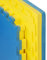 Gym Martial Arts Karate Judo Mats 40mm Tatami Finish Yellow and Blue (4 square metres)