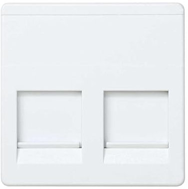 Simon - 27486-35 placa 2 rj-45 blanco nieve Ref. 6552765075