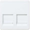 Simon - 27486-35 placa 2 rj-45 blanco nieve Ref. 6552765075