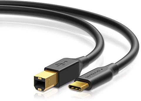 Sentivus U202-200 Cavo stampante USB 2.0 Pro Series (da USB-B maschio a USB 3.1-C maschio), 2,00m, nero