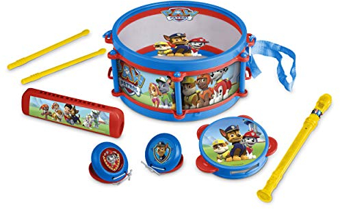 Paw Patrol 1383754 Pack Away Drum Musikinstrumente-Set, Mehrfarbig