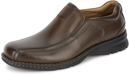 DOCKERS Mens Agent Leather Dress Casual Loafer Shoe Dark Tan