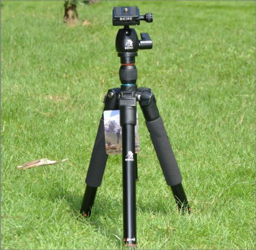 BK-555 portatile di viaggio riflessa treppiede w/Testa a sfera PTZ Fotografia