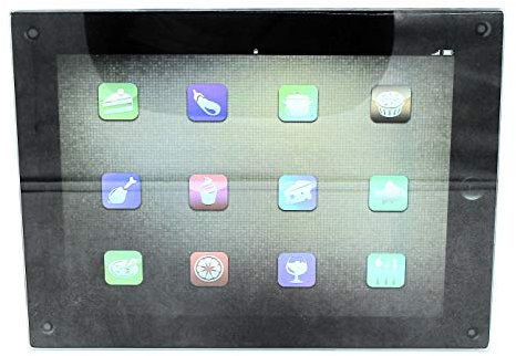 L-24 Schneidebrett aus Glas im I Pad Design schwarz