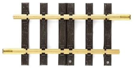 LGB – gerades Gleis 150 mm – L10150, gerades langes Gleiselement, Gleiserweiterung für Gartenbahn, Gleismaterial, Zubehör, Spur G, Maßstab 1:22,5