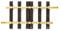 LGB – gerades Gleis 150 mm – L10150, gerades langes Gleiselement, Gleiserweiterung für Gartenbahn, Gleismaterial, Zubehör, Spur G, Maßstab 1:22,5