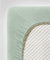 fleuresse Comfort Spannbettlaken (96 % Baumwolle, 4 % Elasthan), mit Rumdumgummizug, Ökotex Standard 100, für Matratzen bis 26 cm Höhe, 140 - 160 x 200 - 220 cm, blassgrün