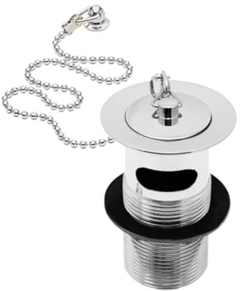 Heritage Quality 1-1/4 Bathroom Basin Waste Plug & Chain THC10 Easy Clean