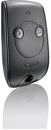 Somfy 1841026 - Keytis 2-Kanal-RTS-Fernbedienung | Zur Steuerung von 2 RTS-Tor- und Garagentormotoren