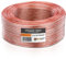 Manax - Cable de Altavoz (2 x 0,75 mm2 CCA, Cable de Audio y de Altavoces) 50m 0,75mm² - 1 Ring Transparente