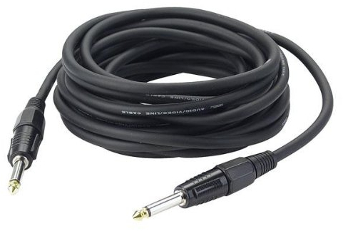 DAP Audio Gitarren Kabel, Klinkenstecker Golden Tip 10m