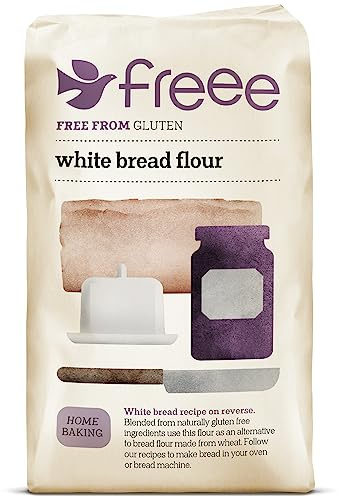 FREEE Gluten Free White Bread Flour 1kg – Wheat-Free Flour Blend for Bread Making – Suitable for Oven & Bread Machine – Vegan, Coeliac UK Certified, Kosher & Halal