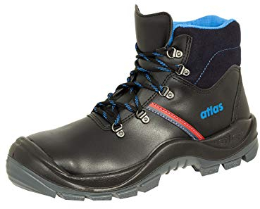 Atlas Herren 4900s349 Atlas Stiefel Anatomic Bau 500 S3 W 10 Gr 49, Schwarz, 49 EU