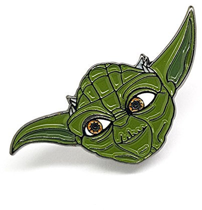 Anstecknadel, Metall, Emaille, Starwars Yoda (Star Wars)