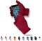 AXELENS Touchscreen Winter Handschuhe Damen Laden Kind Warme Wollhandschuhe Winterhandschuhe Innerseite Stricken Fleece für Telefon Handy Bequem mit Geschenkbox inklusive! BORDEAUX / BURGUNG