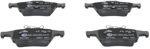 1x ORIGINAL ATE SATZ BREMSBELÄGE BREMSKLÖTZE HINTEN