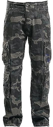 BRANDIT PURE VINTAGE TROUSER CARGOHOSE HOSE bis 7XL (Darkcamo)L
