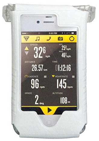 Topeak Fahrradtasche Smartphone Drybag für iPhone 4/4S weiß