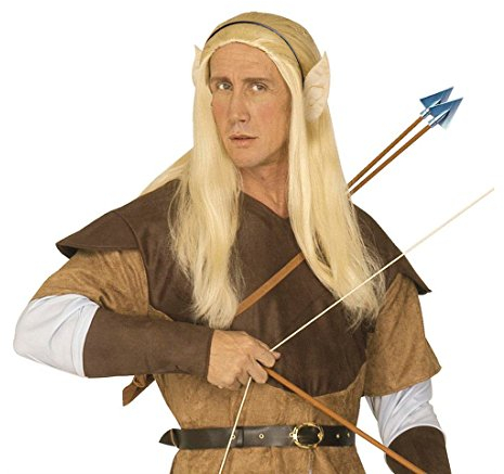 NET TOYS Haarreif mit Ohren Elfen Haar Reif Elben Elbenohren Elfenohren Ohrenhaarreif Ohrenhaarreifen Kostüm Zubehör Fasnet Fasnacht