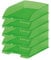 Leitz Briefkorb Standard A4, 5er Pack, Briefablage in Premium-Qualität, Stapelbare Ablagefächer als Schreibtisch-Organizer, Kombinierbar mit Plus-Serie, Grün Frost, 52270056