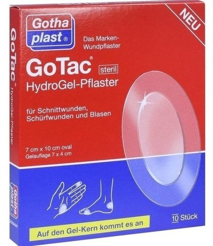 GOTAC HydroGel-Pflaster 7x10 cm steril