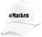 Reifen-Markt Base Cap Hashtag #Macken Größe Uni Farbe Weiss Druck Schwarz