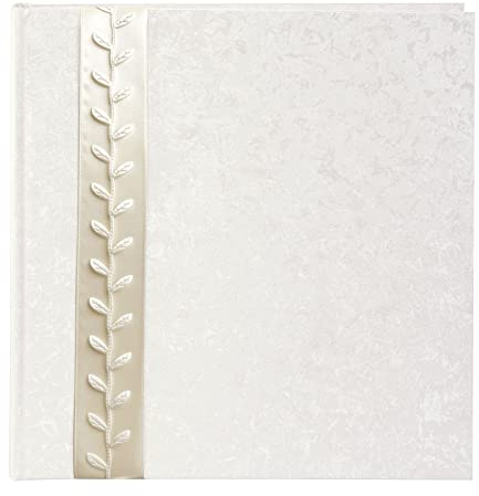 goldbuch 27677 Fotoalbum La Belle, 30 x 31 cm, Foto Album mit 60 weiße Seiten mit Pergamin-Trennblättern, Erinnerungsalbum mit Geschenkverpackung, Beflocktes Kunstleder, Perlmutt